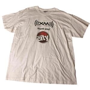 HANES XM Satellite Radio Circuit City Tee XL - Vintage